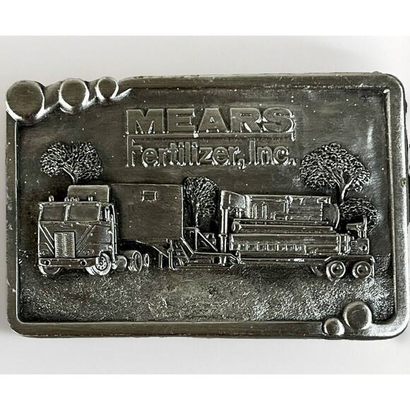Unbranded Other - MEARS FERTILIZER INC. Belt Buckle El Dorado KS # 38 of 250 Service Award 1986